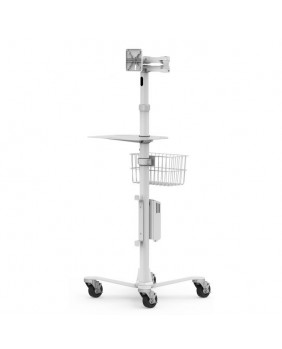 Startseite Rise Freedom Extended - VESA Articulating Arm Rolling Cart
